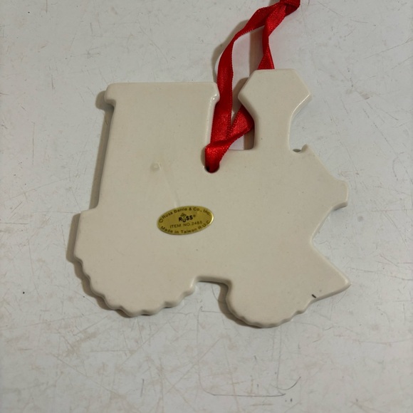 🛍️3/$30 Vintage Russ ceramic train Christmas holiday tree ornament decoration‎ - Picture 10 of 12